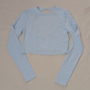 Baby Blue H&M Crop Top